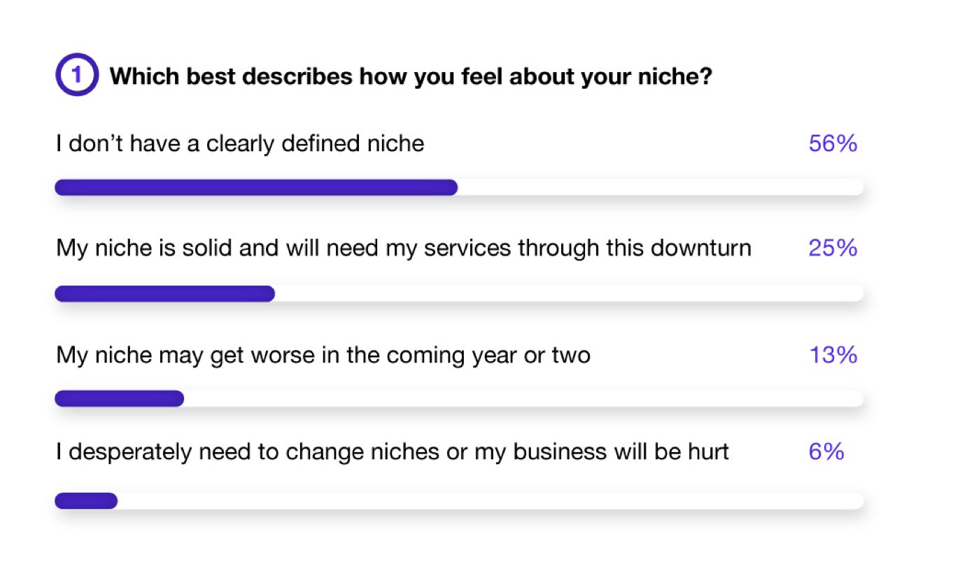 Which best describes how you feel about your niche?