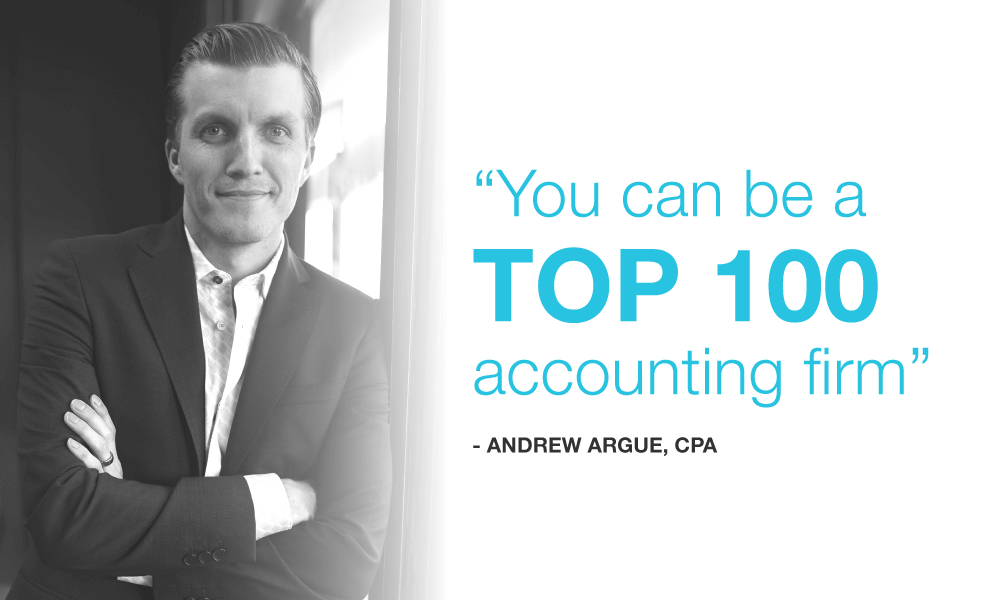 you can be a top 100 accounting firm