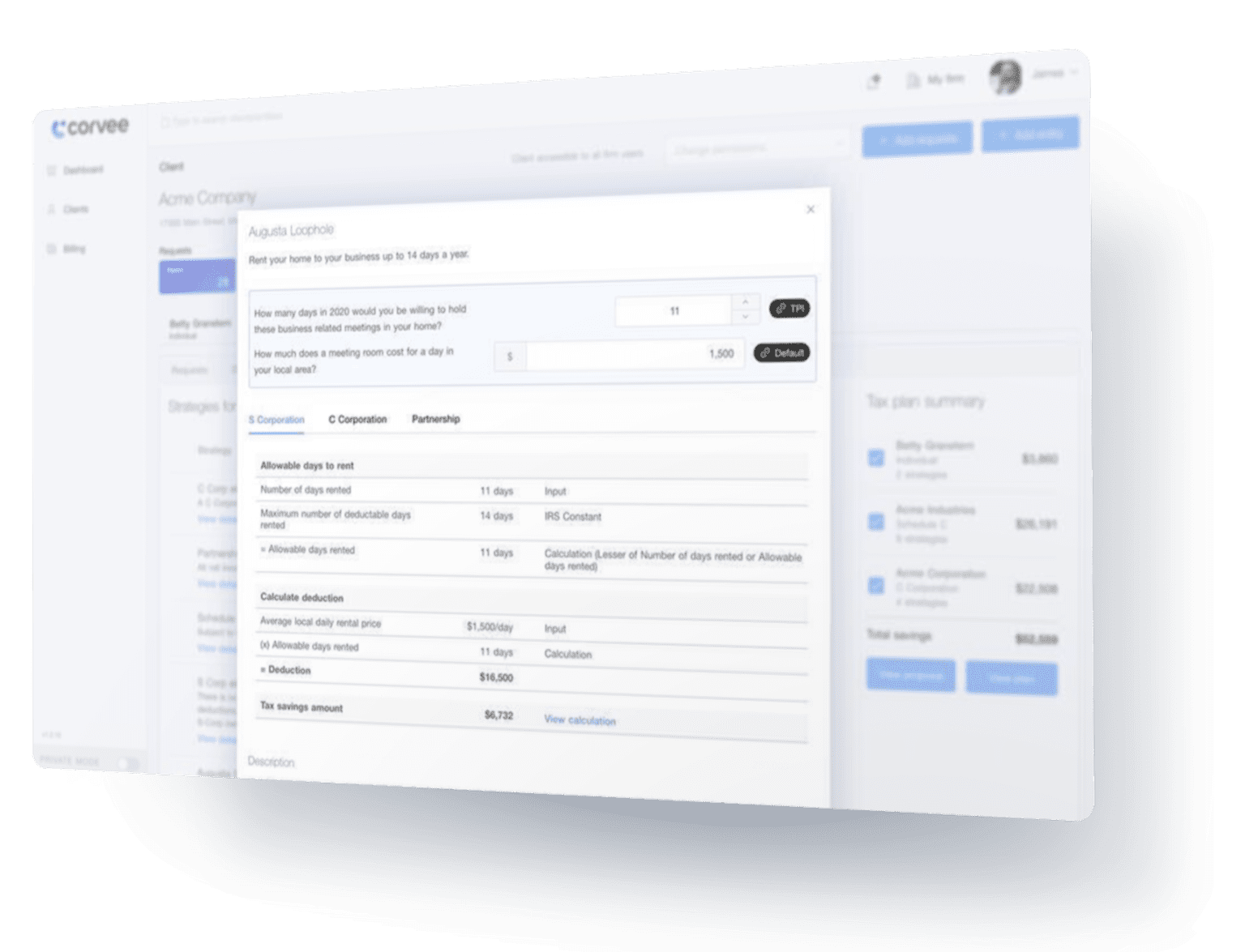 Best Tax Planning Software for Accountants | Corvee - How Much Is Corvee Tax Planning Software